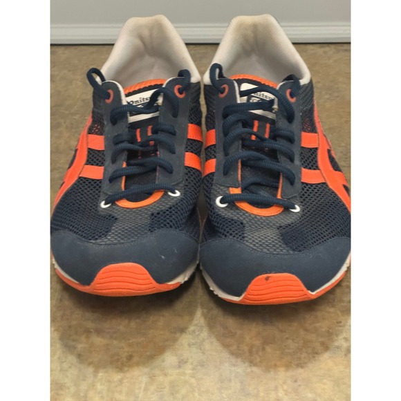 Onitsuka Tiger Metro Nomad Shoes Mens 10.5 Navy/Orange Sneakers Running Athletic - Picture 4 of 14